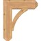 Ekena Millwork Thorton Craftsman Smooth Bracket, Western Red Cedar, 5 1/2"W x 22"D x 26"H BKT06X22X26THR04SWR - alternate 3